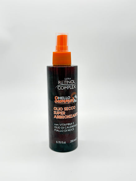 RETINOL COMPLEX HELLO SUMMER olio secco super abbronzante