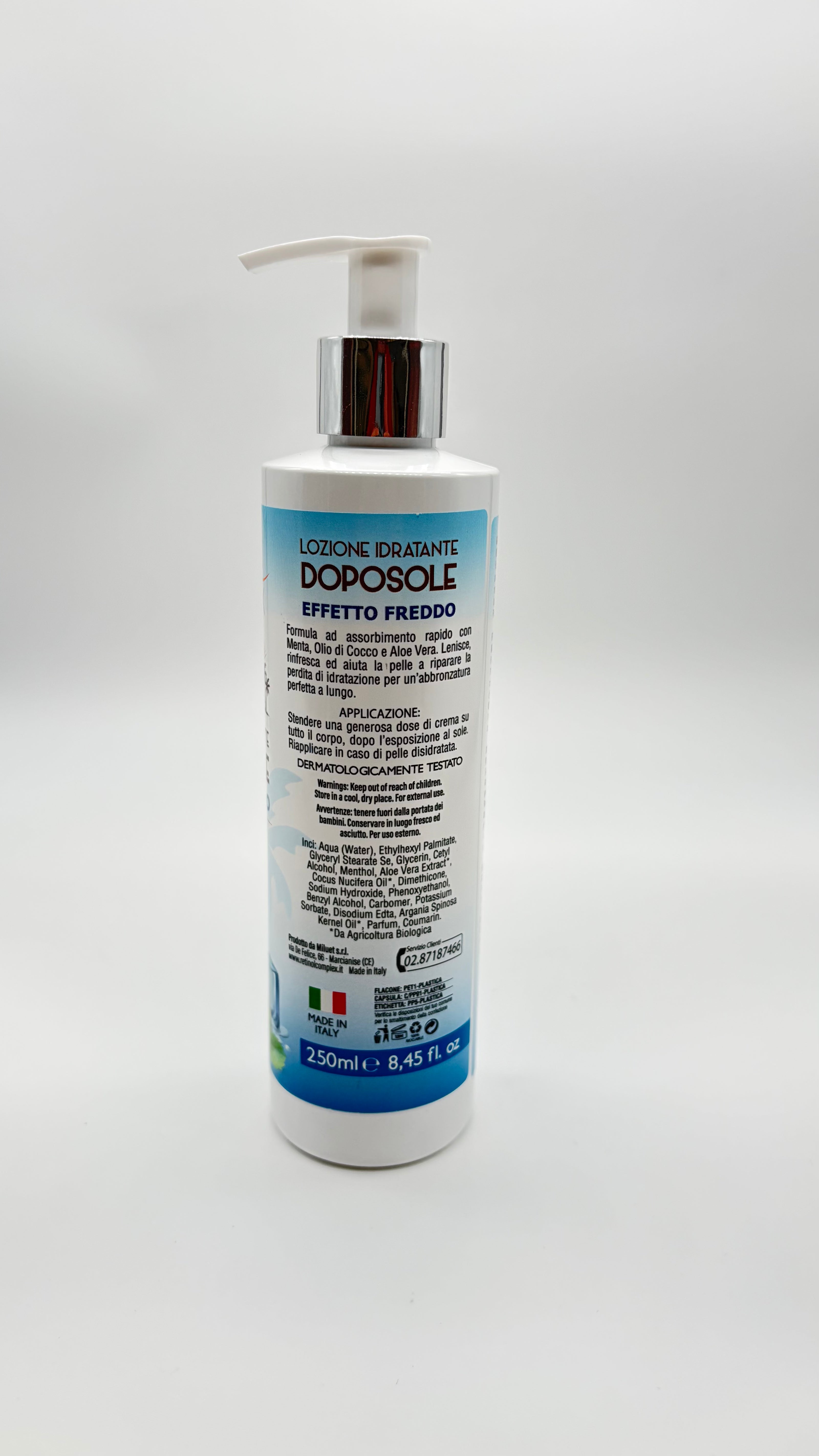 RETINOL COMPLEX HELLO SUMMER LOZIONE IDRATANTE  DOPOSOLE EFFETTO FREDDO