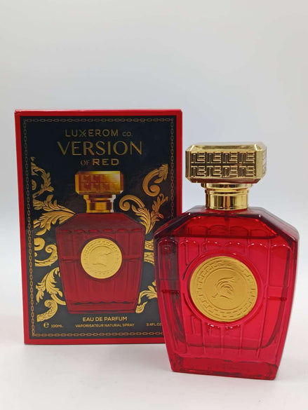 Version of red dupe Versace rosso