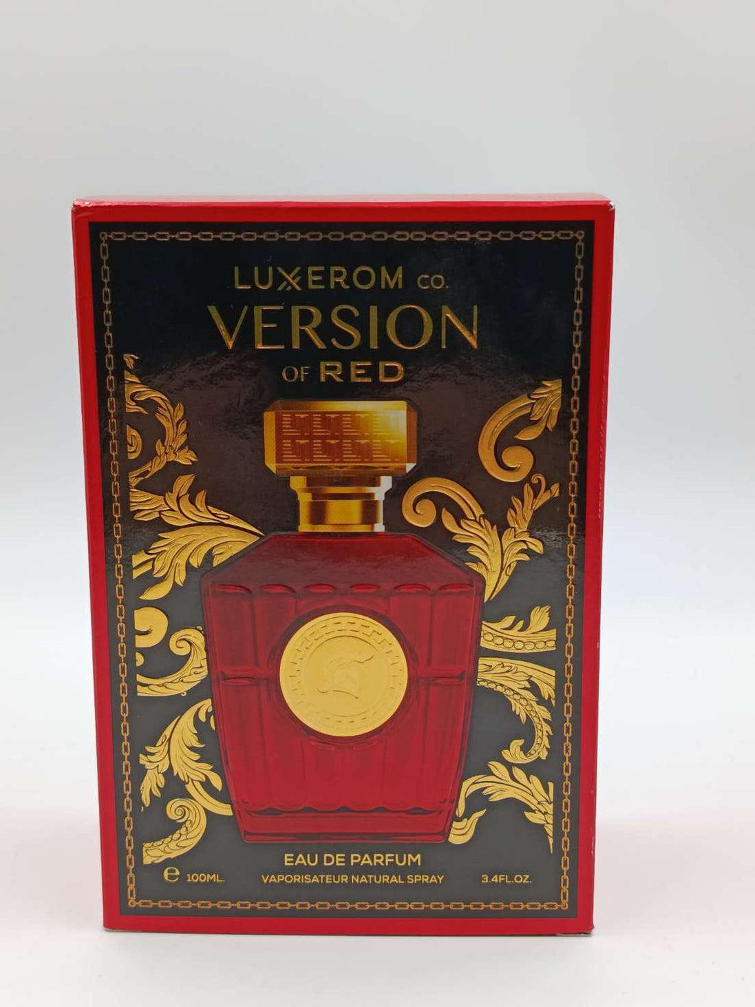 Version of red dupe Versace rosso