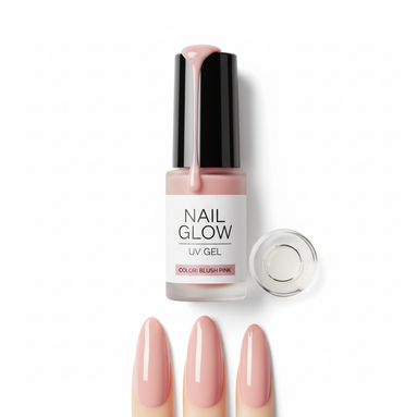 Gel UV Rosa Nude su sfondo bianco
