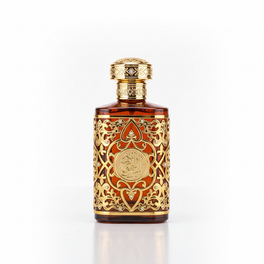 Profumo Arabo Oud Royal su sfondo bianco