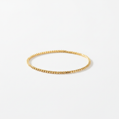 Bracciale Oro Catena su sfondo bianco