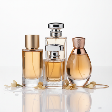 Linea Montage Eau de Parfum su sfondo bianco