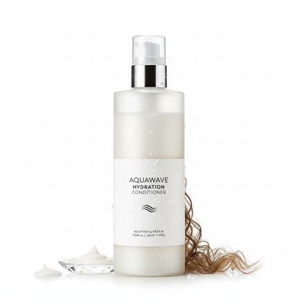 Balsamo Capelli su sfondo bianco