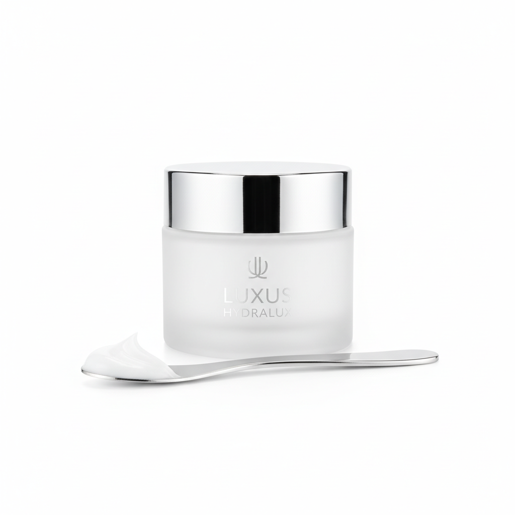 Crema Viso Idratante 24h su sfondo bianco
