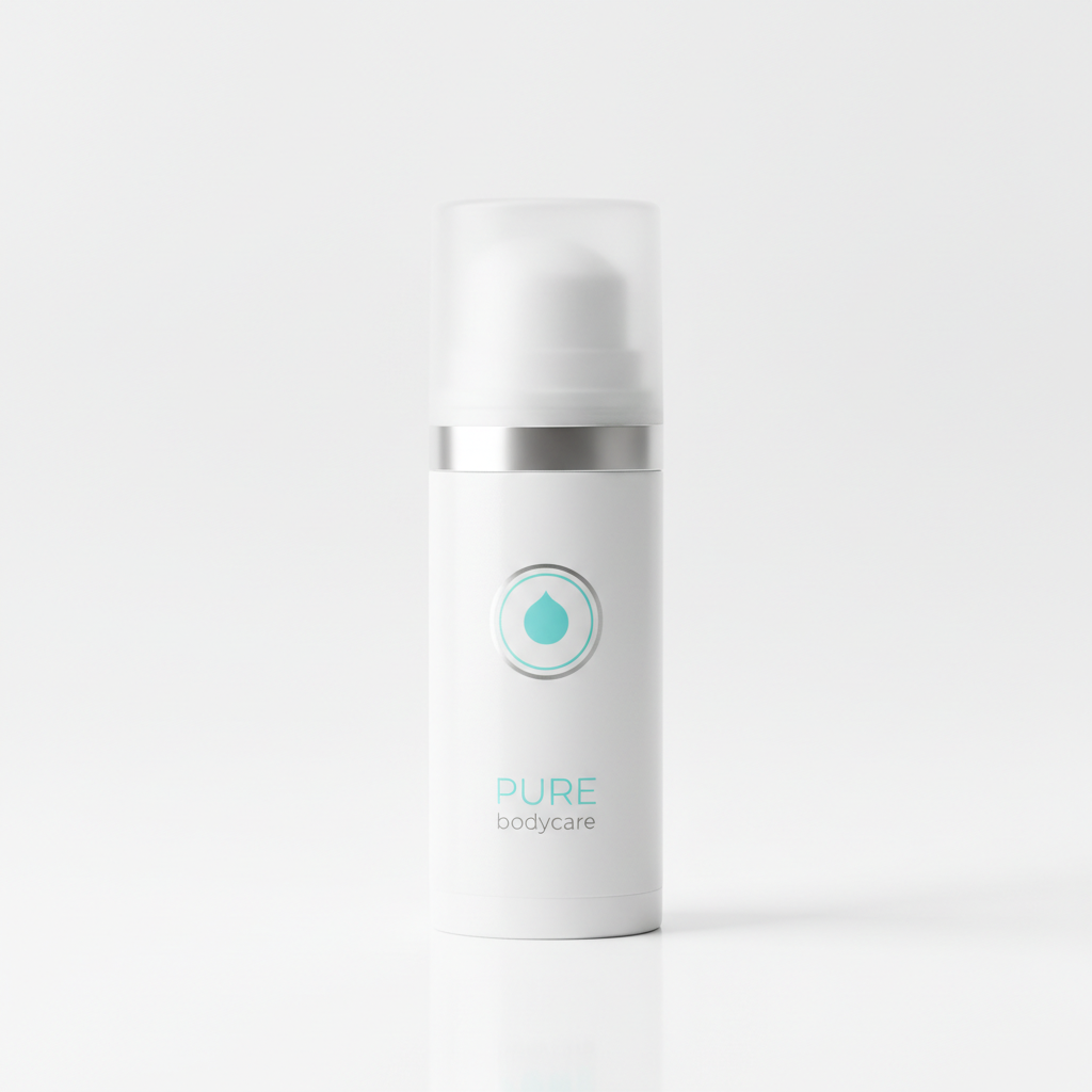 Deodorante Roll-On su sfondo bianco