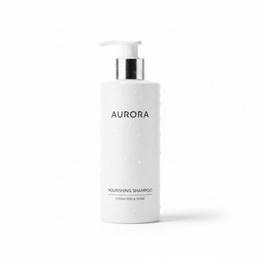Shampoo Idratante su sfondo bianco