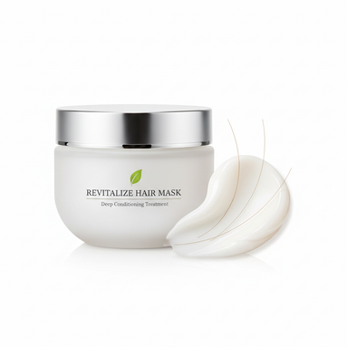 Maschera Capelli Ristrutturante su sfondo bianco