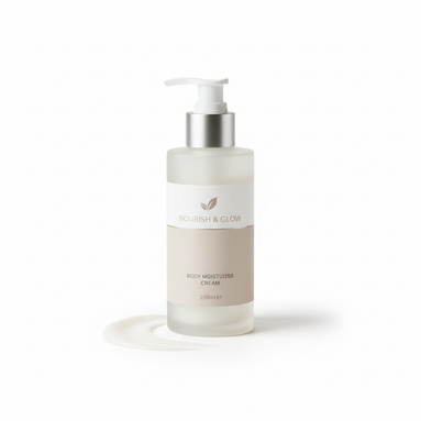 Crema Corpo Karitè su sfondo bianco