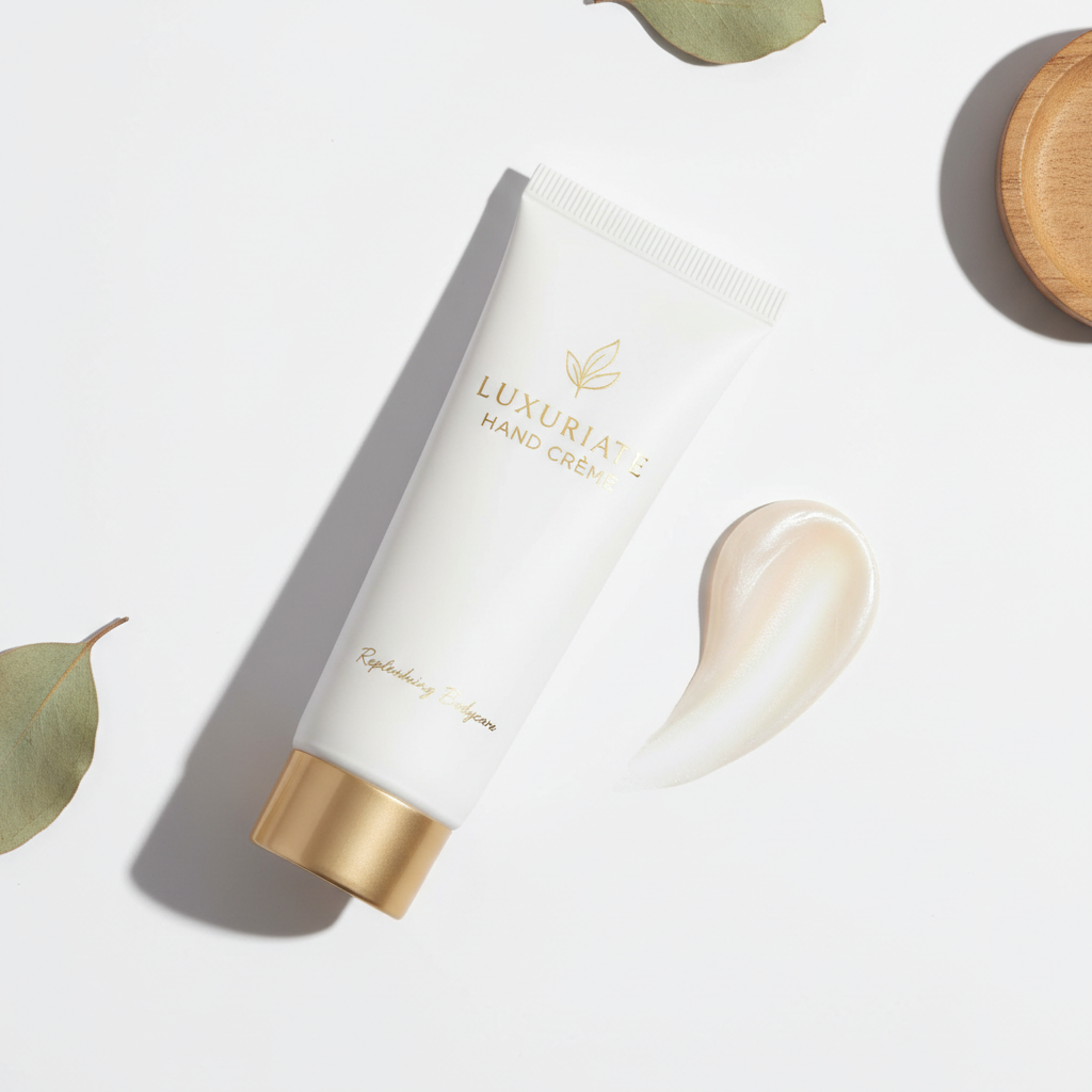 Crema Mani Velvet Touch su sfondo bianco