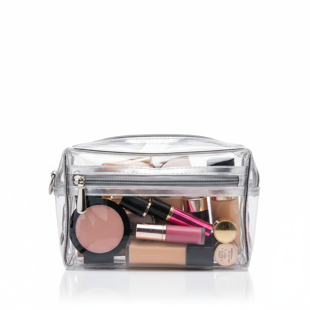 Trousse Make-Up Professionale su sfondo bianco
