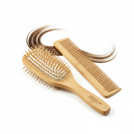 Spazzola Capelli Professionale su sfondo bianco