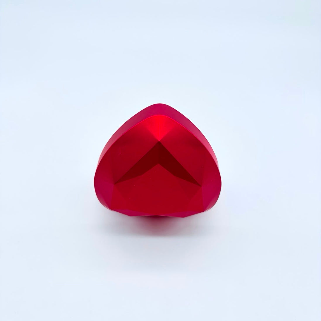 Scatola a forma d cuore con interno in velluto e completa di anello