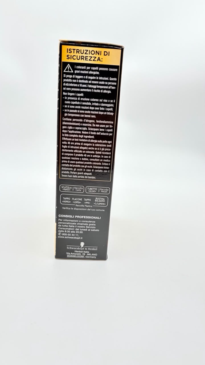 Palette oleo crema per capelli