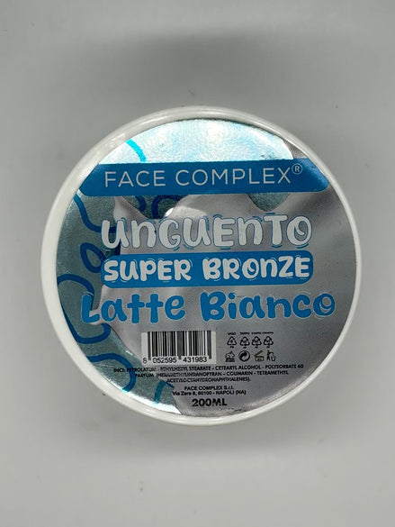 Unguento super bronze latte bianco