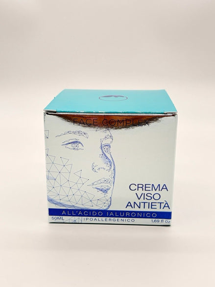 Face complex crema viso antieta' con acido Ialuronico ipoallergenico