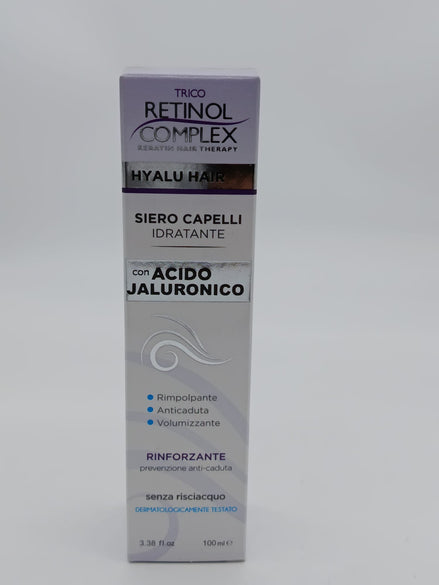 Retinol complex Siero per capelli idratante con acido Ialuronico