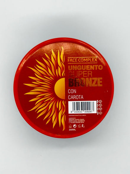 Unguento super bronze con carota