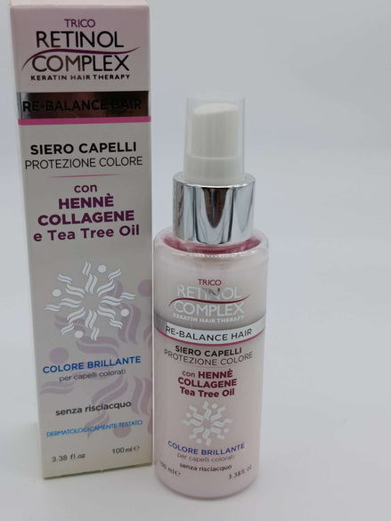 Siero capelli protezione colore con henne'collagene e tea tree oil