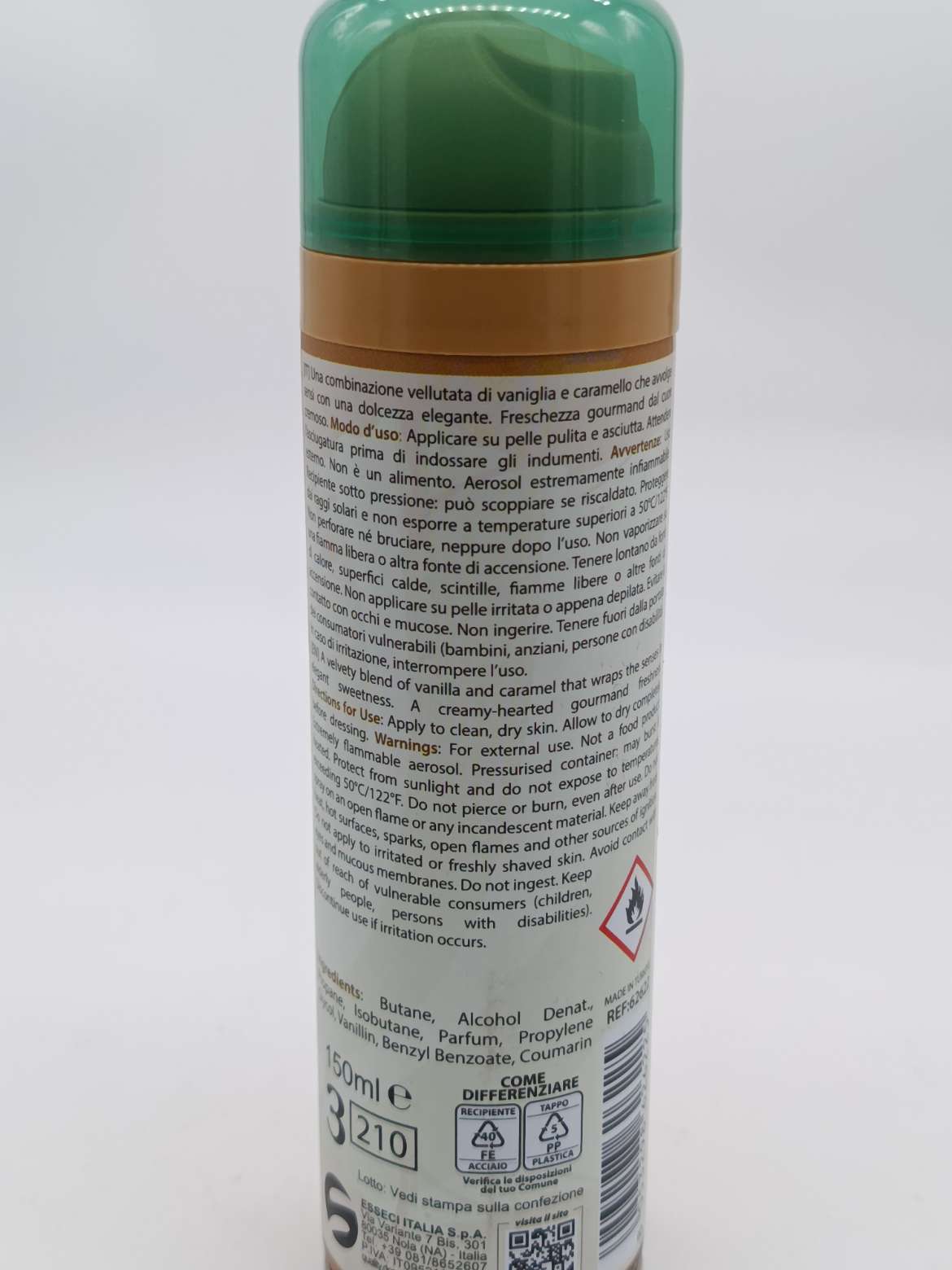 Dolci tentazioni seta blu deodorante
