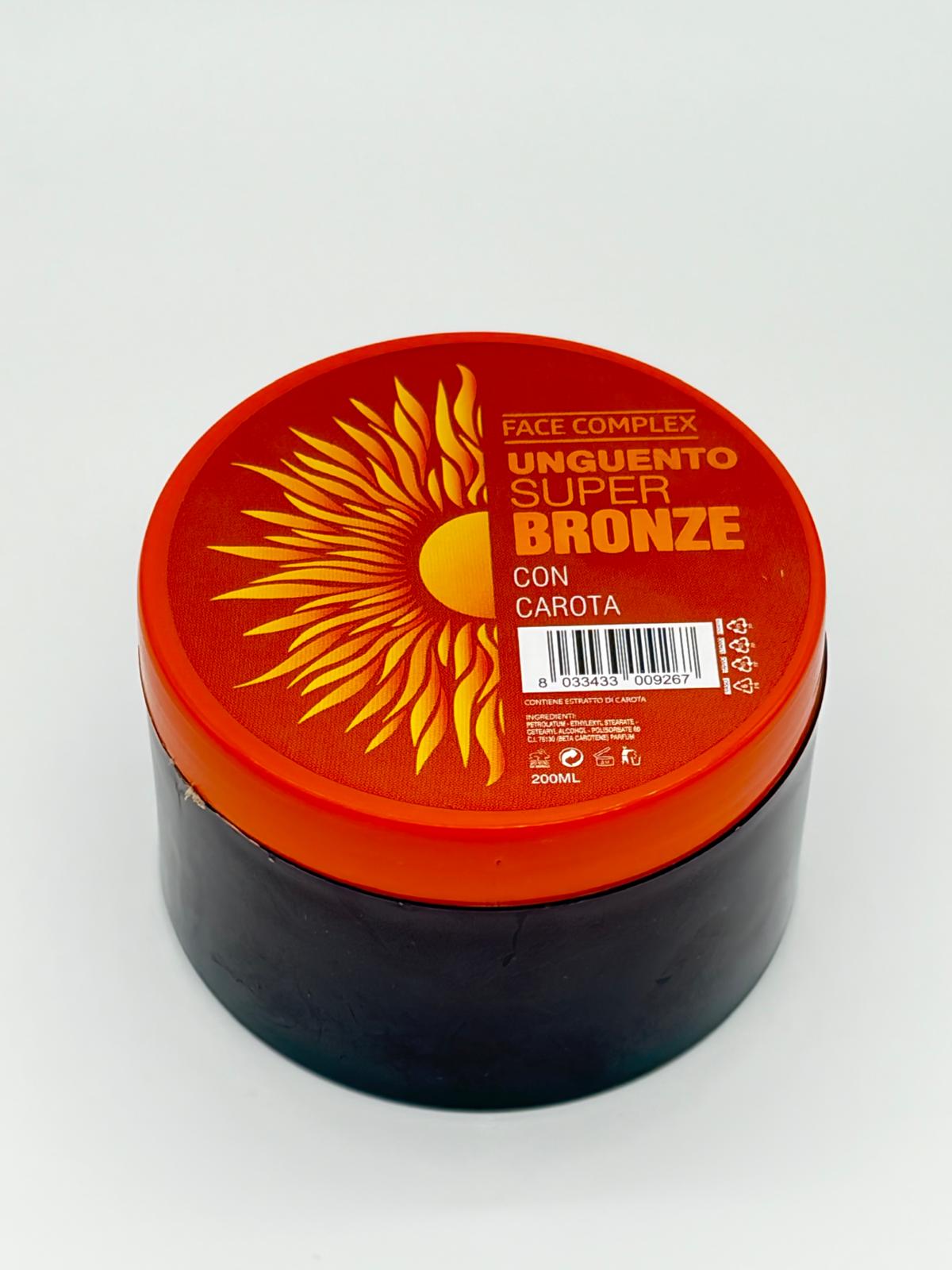 Unguento super bronze con carota