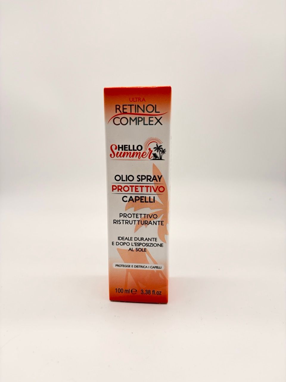 Ultra retinol complex hallo summer olio spray protettivo capelli protettivo/ristrutturante