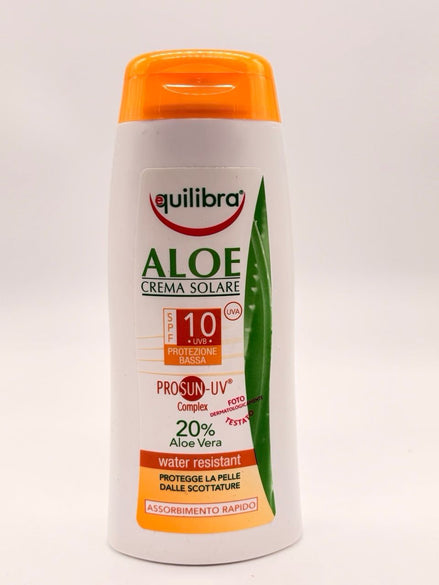 Equilibra aloe crema solare protegge la pelle dalle scottature