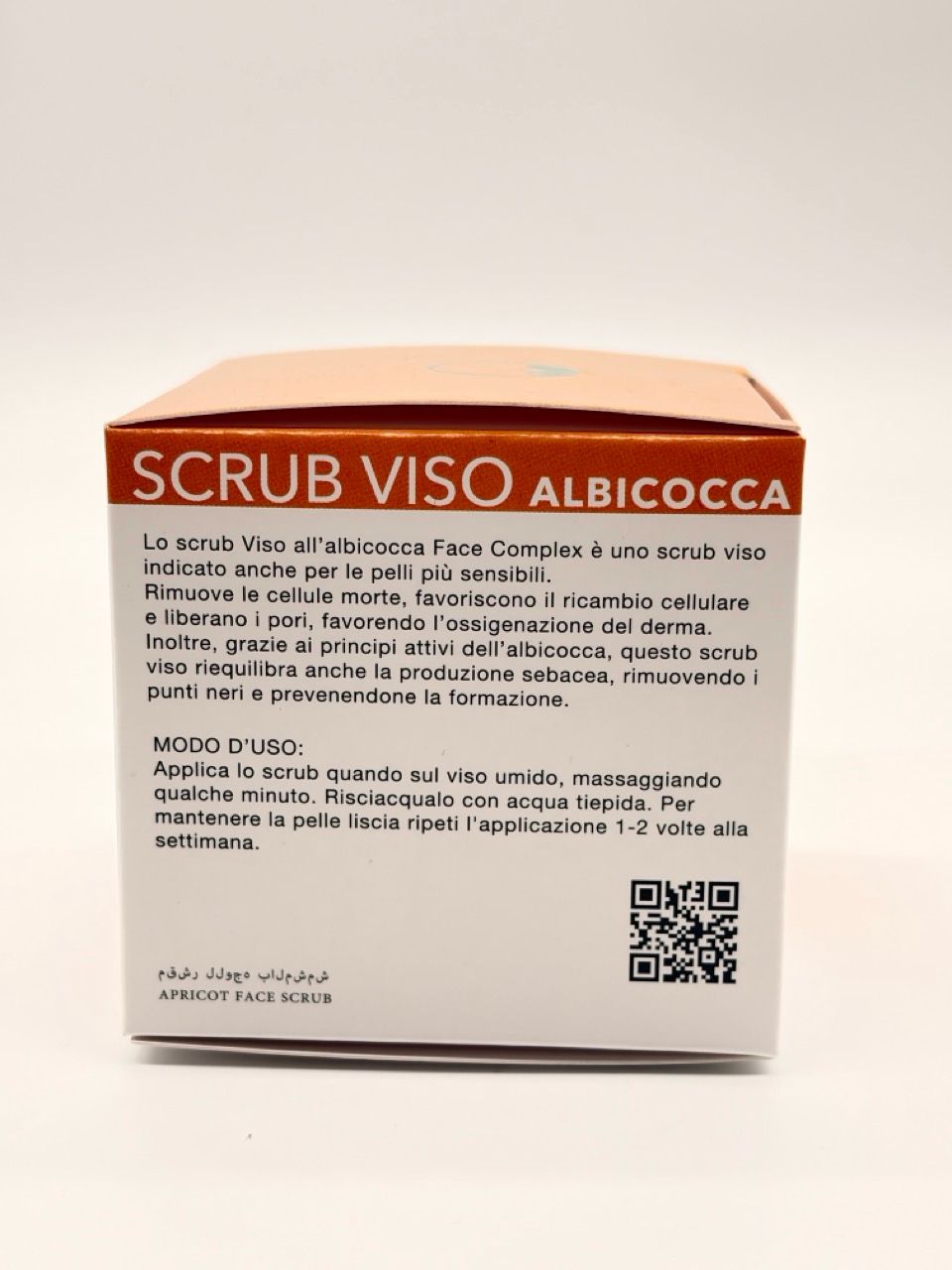 Face complex scrub viso nutriente 2 in 1 albicocca