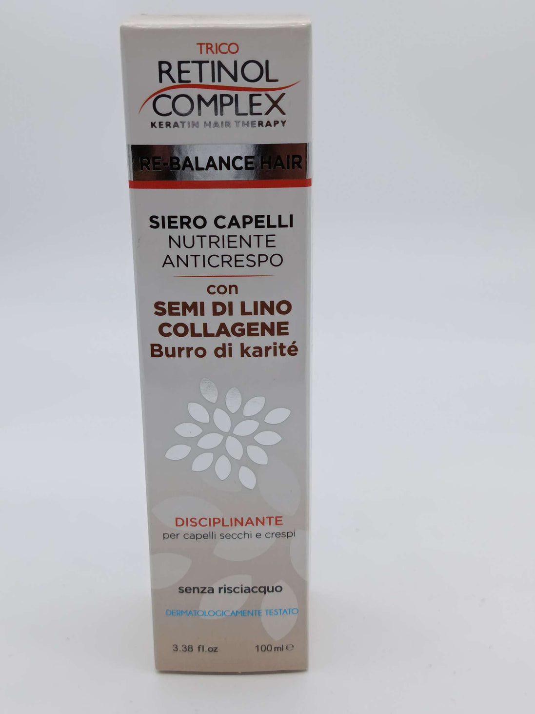 Retinol complex Siero per capelli nutriente anticorpo con semi di lino collagene burro di karite