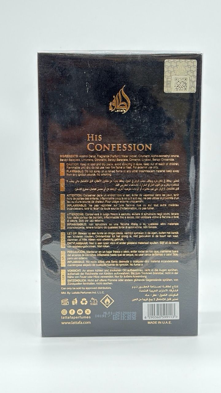 HIS CONFESSION