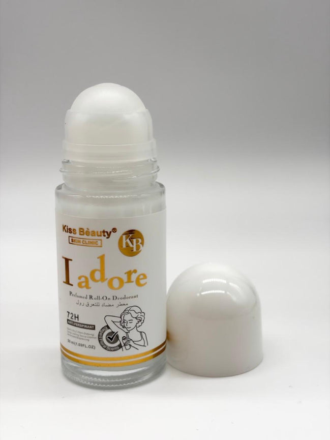 deodorante roll-on della marca Kiss Beauty (linea Skin Clinic), denominato "Iadore".