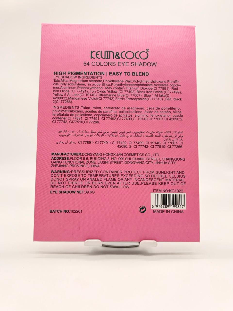 Kevin&coco' 64 color eyeshadow palette